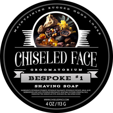 Bespoke 1 - Shaving Soap - Chiseled Face
